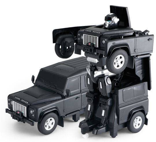 Land Rover Transformer 1:14 2.4GHz RTR (akumulator, ładowarka USB) - czarny