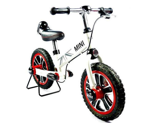 Rowerek biegowy MINI z hamulcem - biały